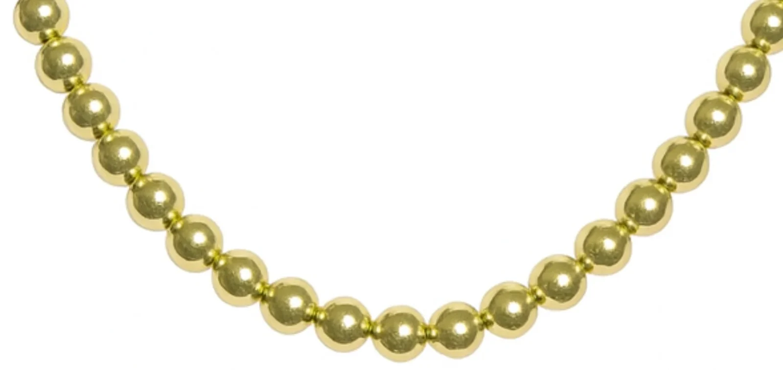 Wish Fine Jewelry 14K Gold Bead Chain Necklace