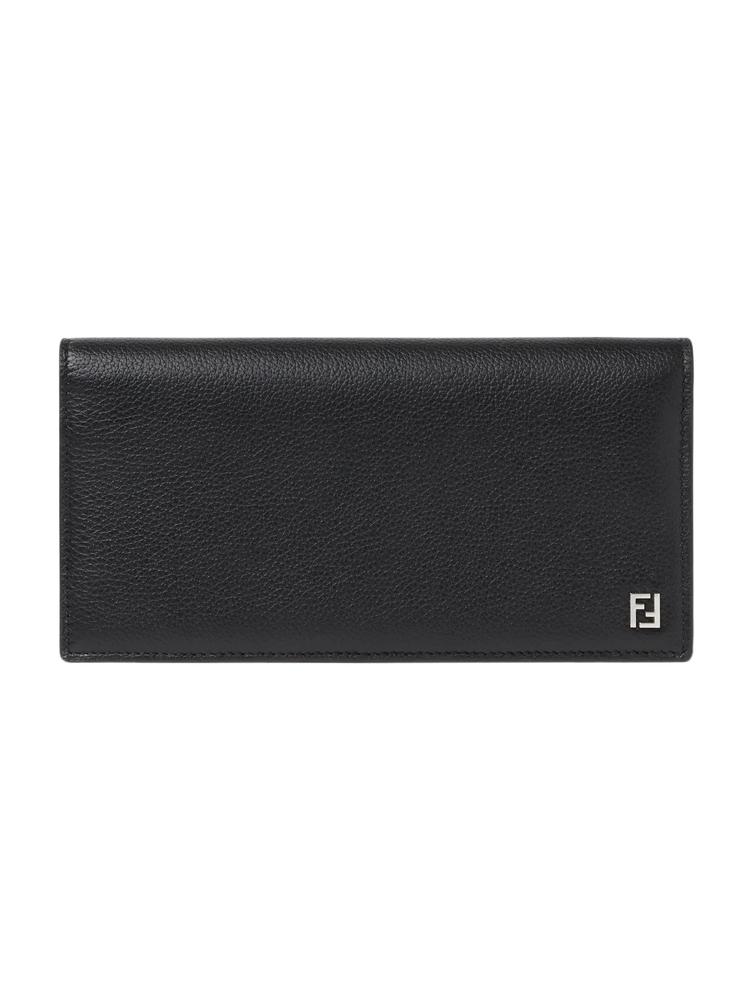 Fendi Continental FF Full-Grain Leather Wallet