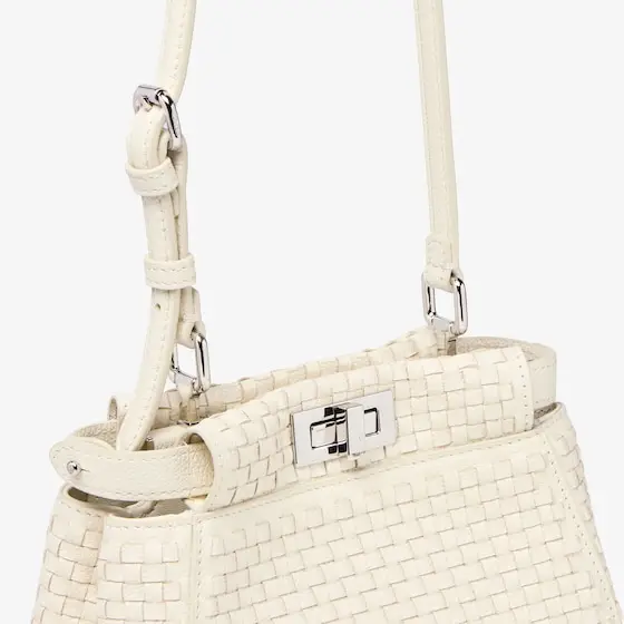 Fendi My Peekaboo XS Woven Leather Bag | Thumbnail 5 Fendi My Peekaboo XS Woven Leather Bag | Thumbnail 5