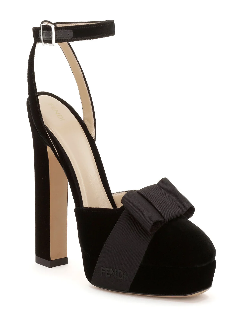 Fendi After 9 Velvet Slingbacks