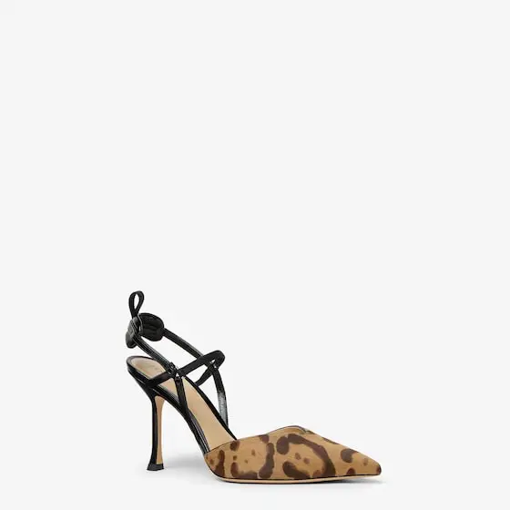 Fendi Very Colibrì Hair-On Leather High-Heeled Slingbacks | Thumbnail 2 Fendi Very Colibrì Hair-On Leather High-Heeled Slingbacks | Thumbnail 2