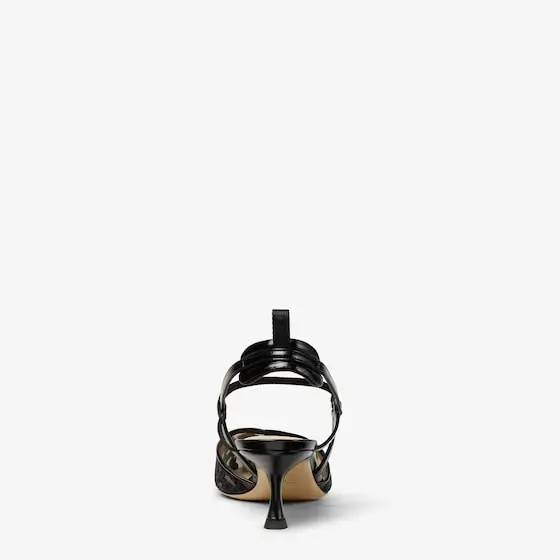 Fendi Very Colibrì Tulle Medium-Heeled Slingbacks | Thumbnail 3