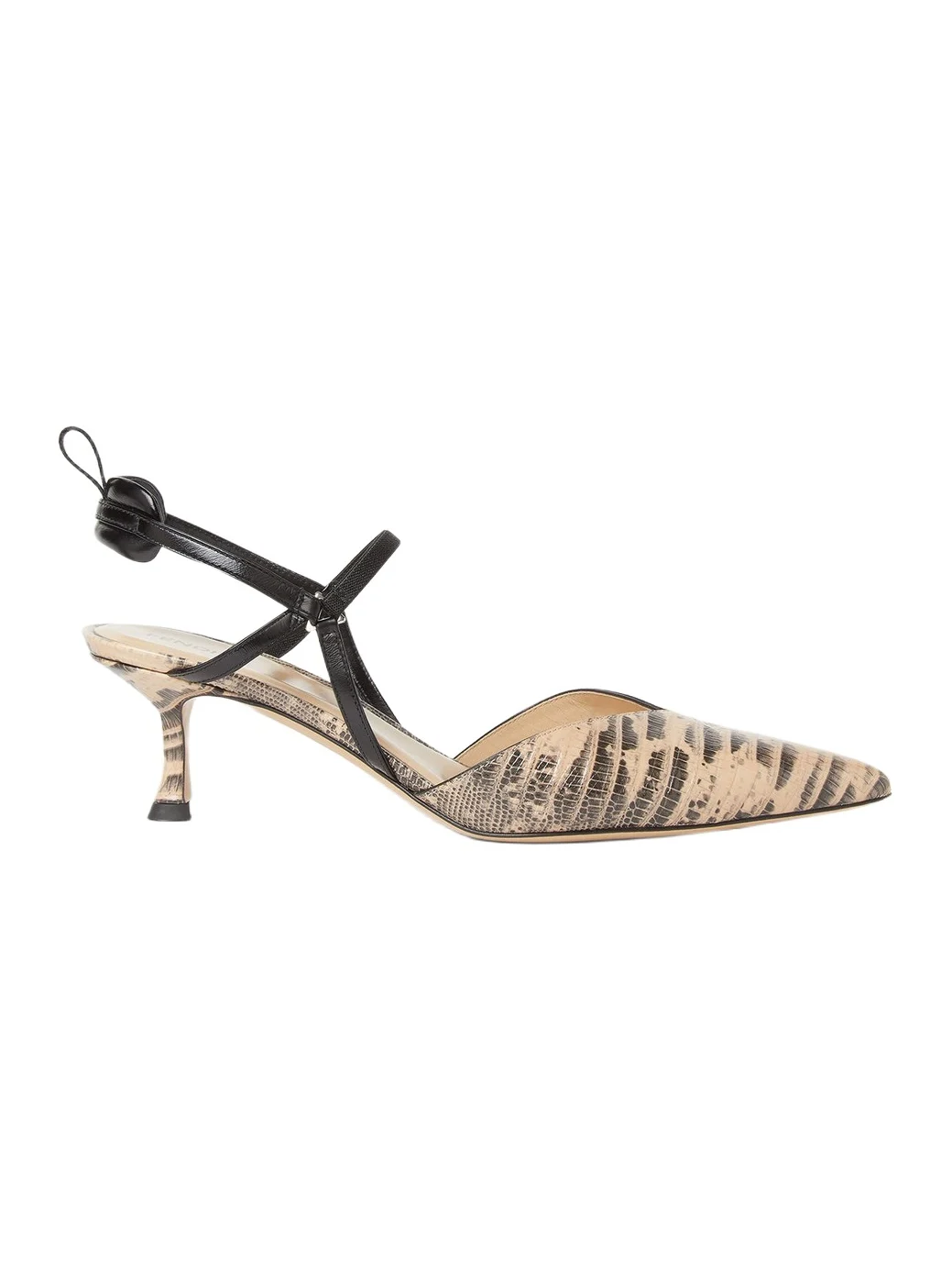 Fendi Very Colibrì Leather Slingbacks with Medium Heel