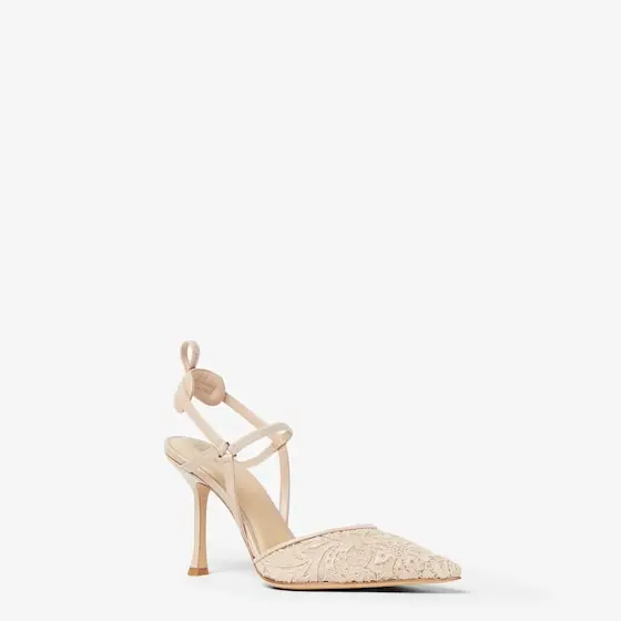 Fendi Very Colibrì Tulle High-Heeled Slingbacks | Thumbnail 2 Fendi Very Colibrì Tulle High-Heeled Slingbacks | Thumbnail 2