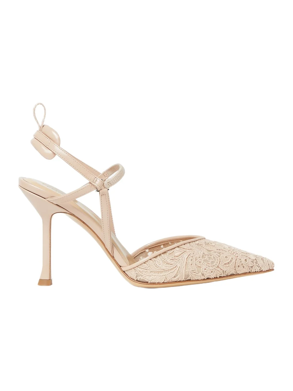 Fendi Very Colibrì Tulle High-Heeled Slingbacks