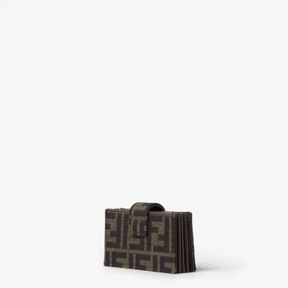 Fendi FF Zucca Jacquard and Leather Card Case | Thumbnail 2 Fendi FF Zucca Jacquard and Leather Card Case | Thumbnail 2