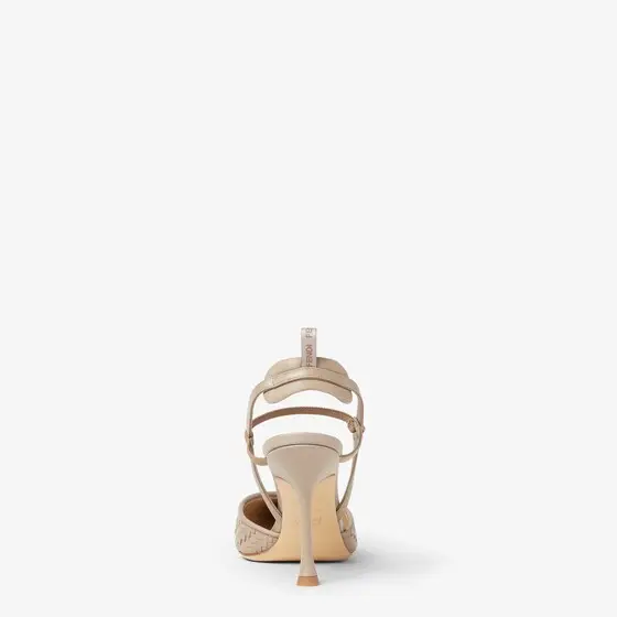 Fendi Very Colibrì Leather High-Heeled Slingbacks | Thumbnail 3 Fendi Very Colibrì Leather High-Heeled Slingbacks | Thumbnail 3