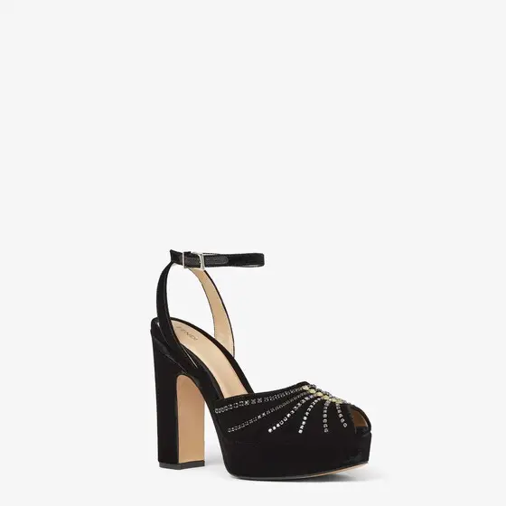 Fendi After 9 Velvet Sandals | Thumbnail 2 Fendi After 9 Velvet Sandals | Thumbnail 2