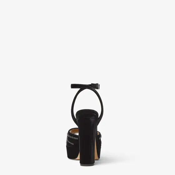 Fendi After 9 Velvet Sandals | Thumbnail 3 Fendi After 9 Velvet Sandals | Thumbnail 3