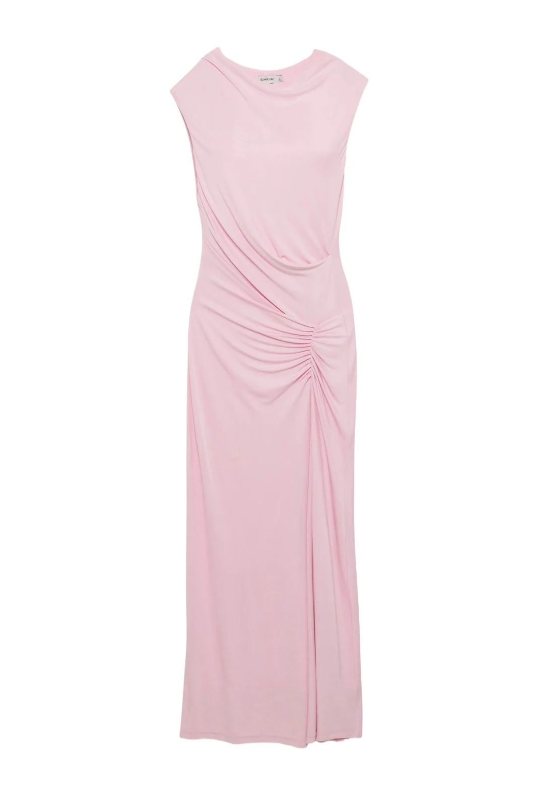 Acacia Draped Jersey Midi Dress