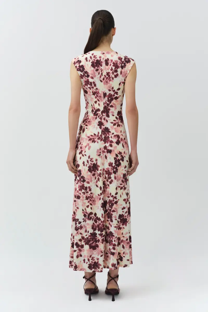 Simkhai Acacia Draped Jersey Midi Dress | Thumbnail 5