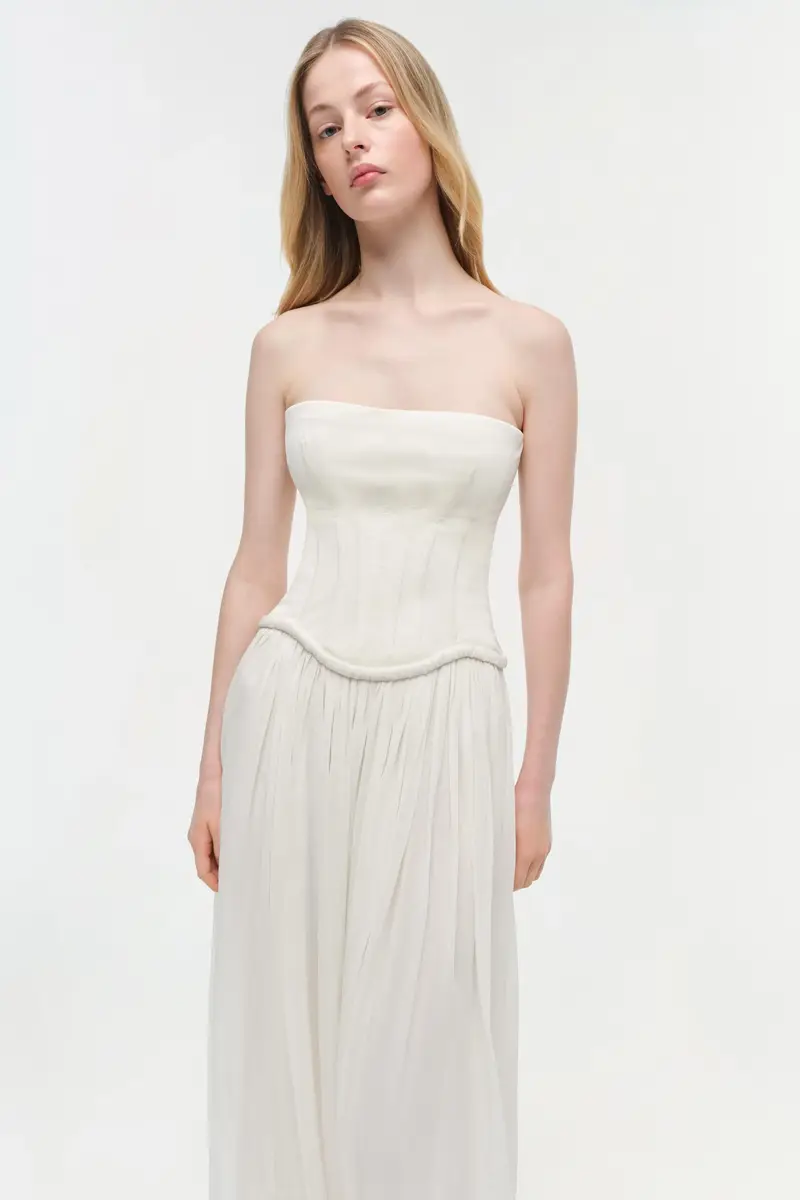 Simkhai Adalys Strapless Jersey Dress | Thumbnail 3