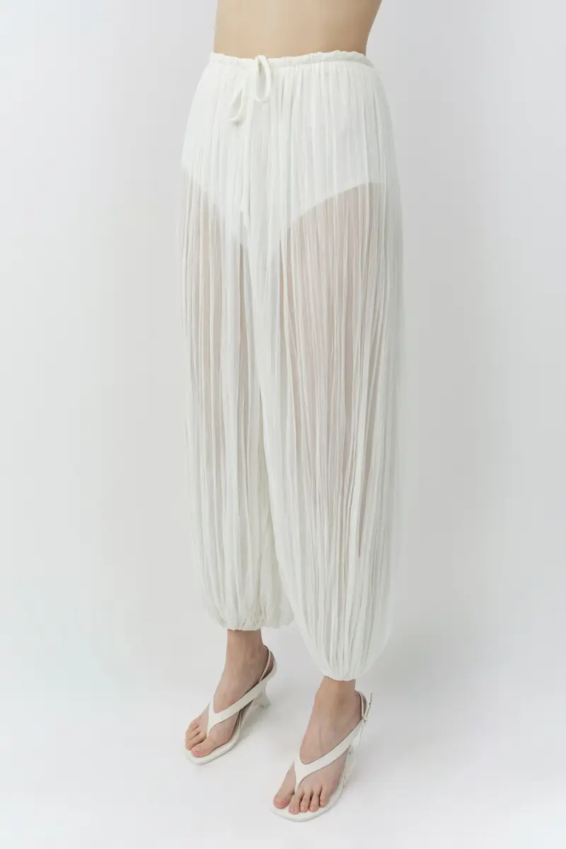 Simkhai Afton Crinkle Jersey Balloon Pant | Thumbnail 4 Simkhai Afton Crinkle Jersey Balloon Pant | Thumbnail 4