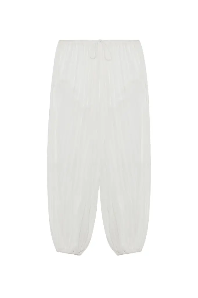 Afton Crinkle Jersey Balloon Pant