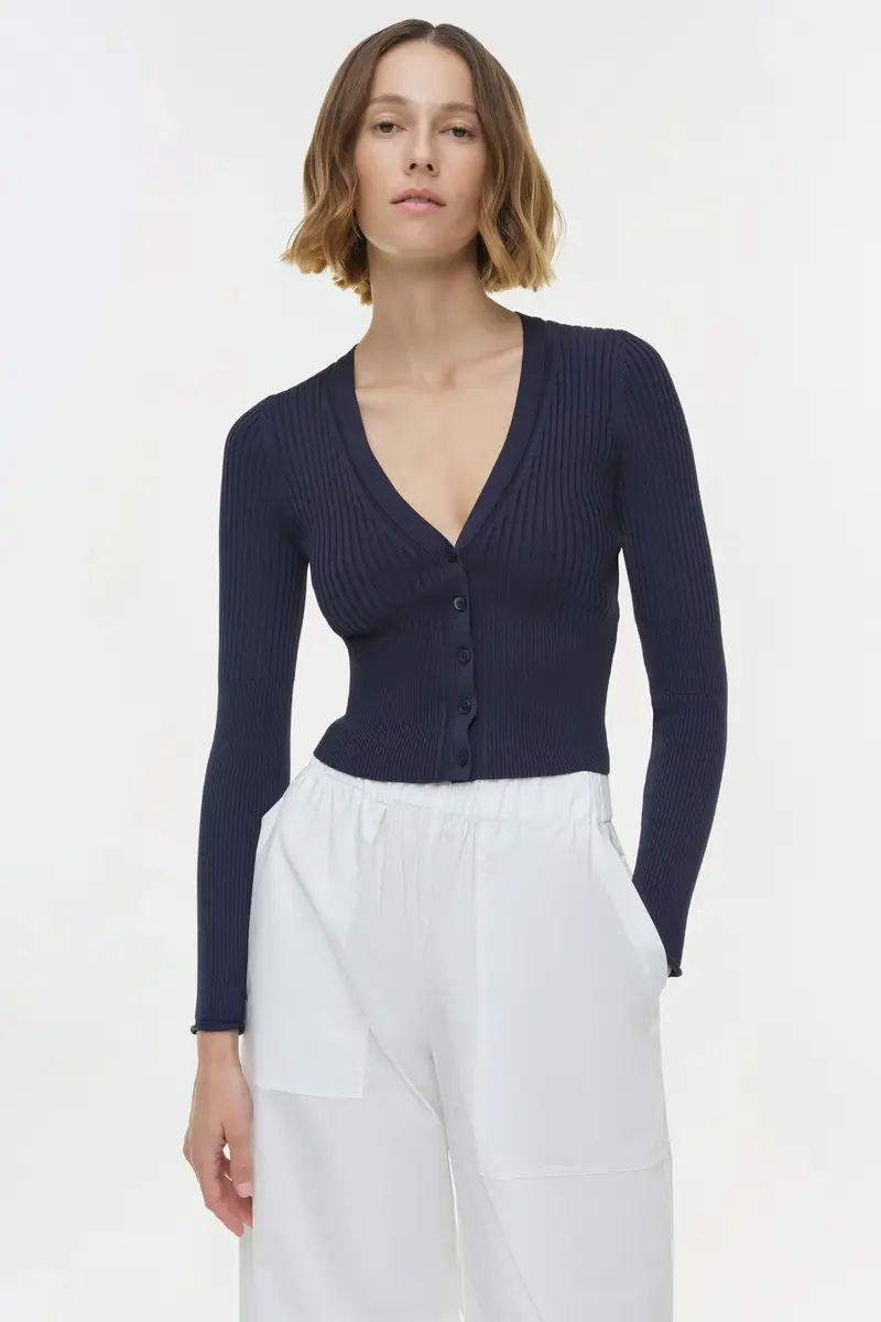 Simkhai Ailany Knit Cardigan | Thumbnail 3 Simkhai Ailany Knit Cardigan | Thumbnail 3