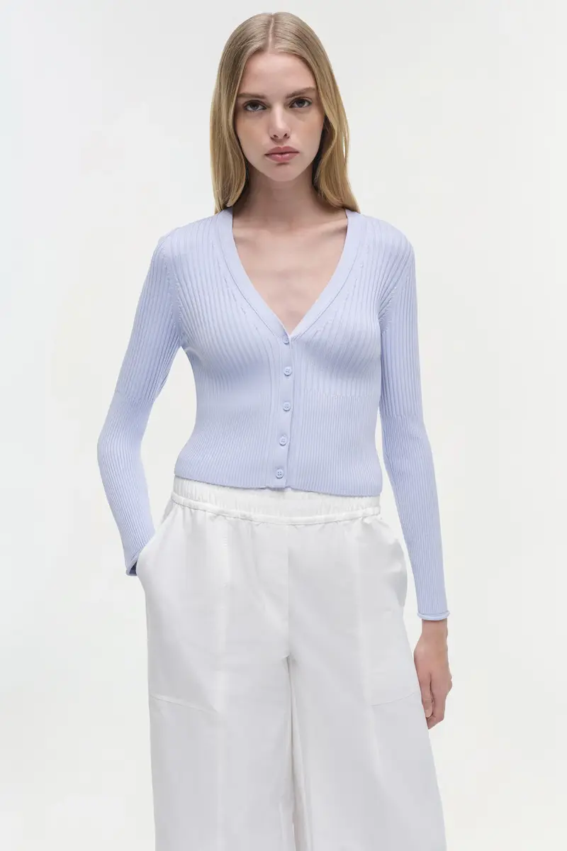 Simkhai Ailany Rib Knit Cardigan | Thumbnail 3 Simkhai Ailany Rib Knit Cardigan | Thumbnail 3