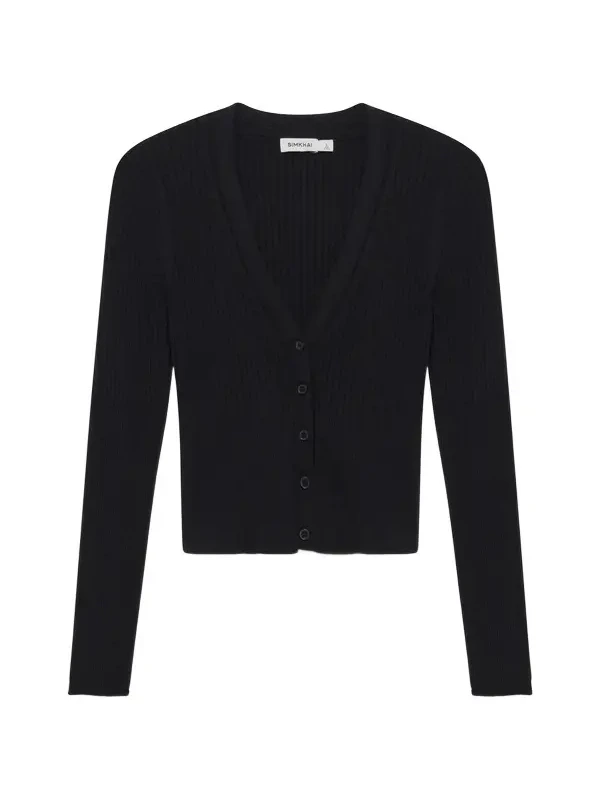 Ailany Rib Knit Cardigan