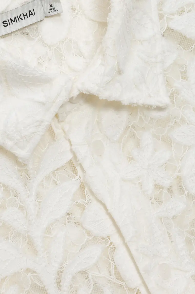 Simkhai Alan Cotton Lace Shirt | Thumbnail 6 Simkhai Alan Cotton Lace Shirt | Thumbnail 6