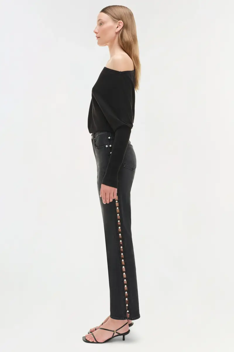 Simkhai Amelia Straight Leg Jean | Thumbnail 4