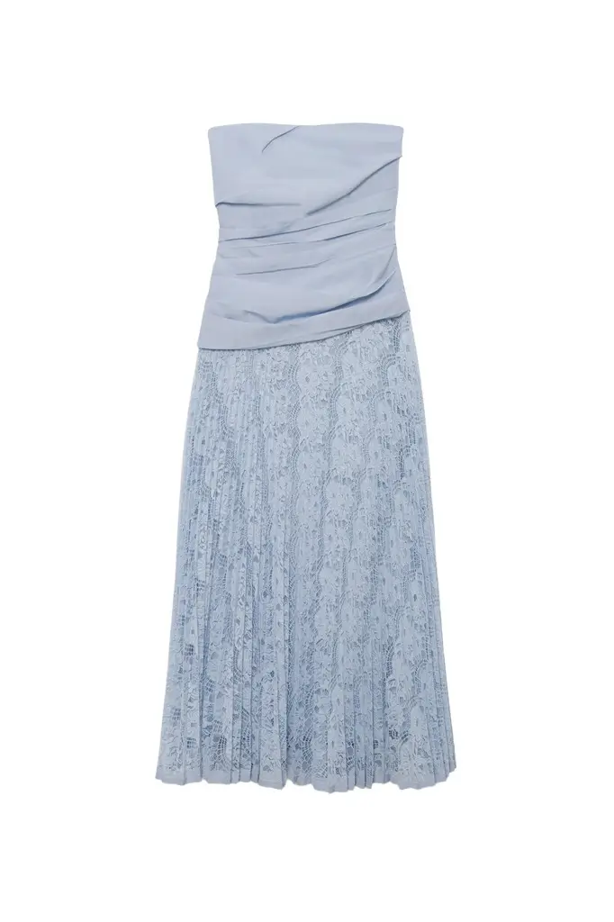 Simkhai Annalise Cotton Lace Midi Dress