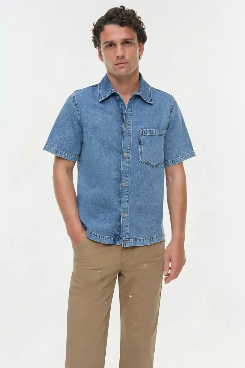 Simkhai Ardent Denim Shirt | Thumbnail 3 Simkhai Ardent Denim Shirt | Thumbnail 3