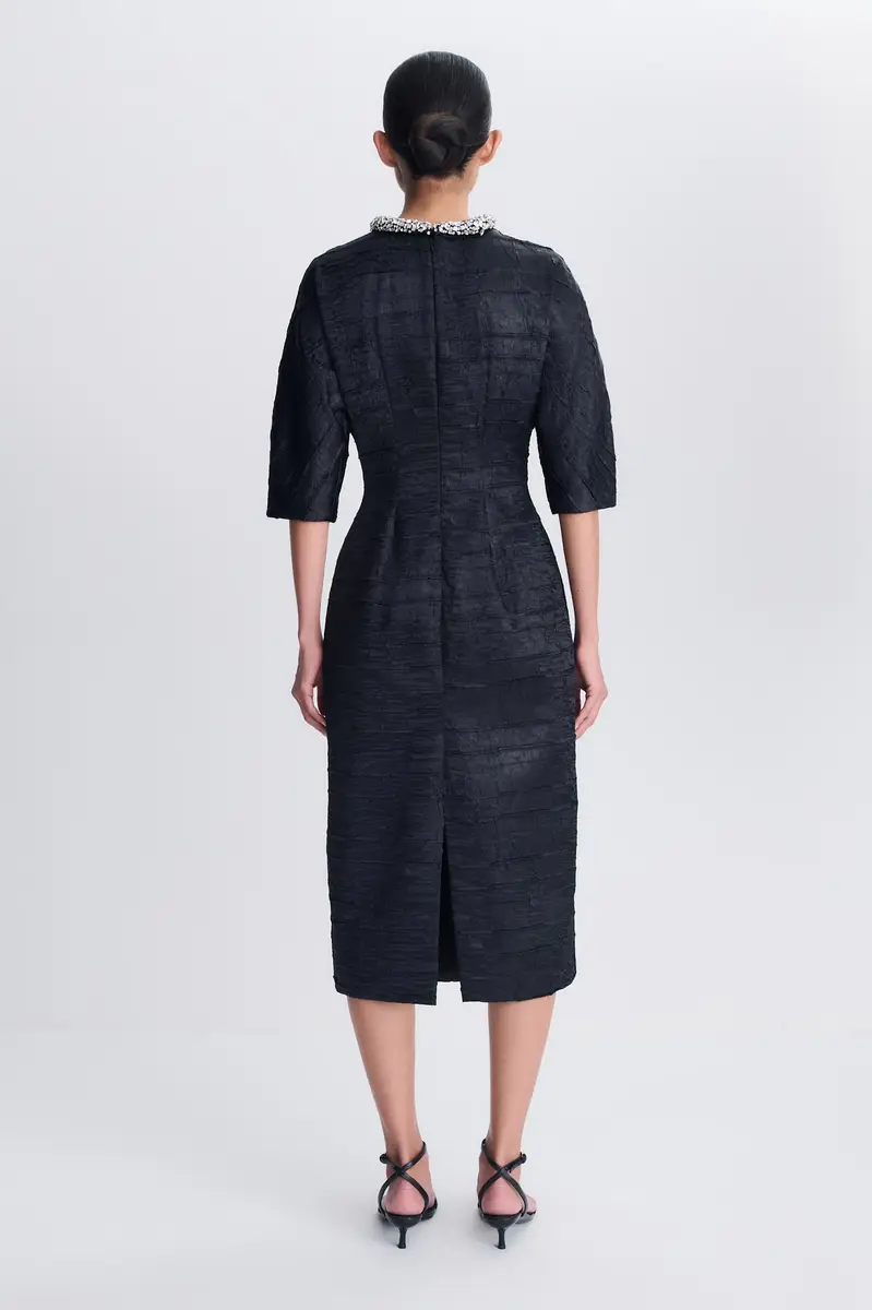 Simkhai Ashleigh Embellished Satin Midi Dress | Thumbnail 6 Simkhai Ashleigh Embellished Satin Midi Dress | Thumbnail 6