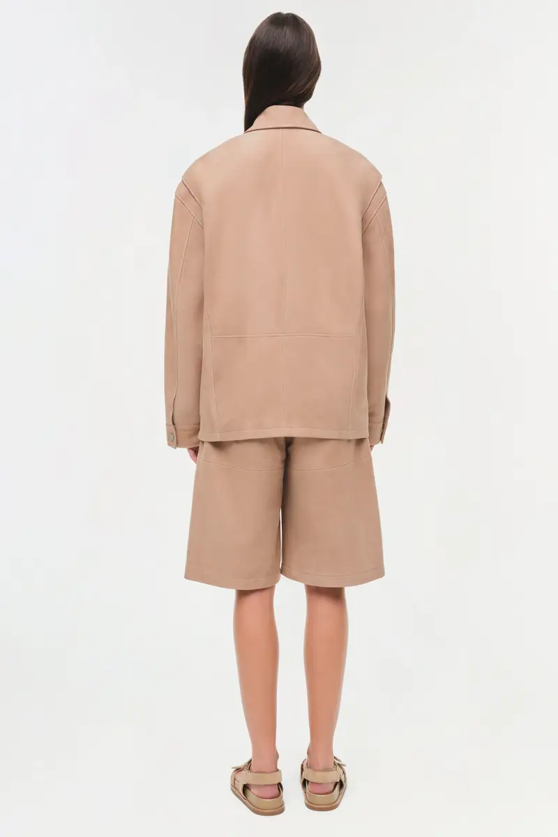 Simkhai Aslan Long Suede Jacket | Thumbnail 6