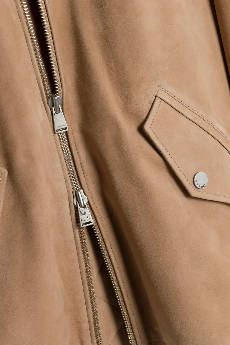 Simkhai Aslan Long Suede Jacket | Thumbnail 9
