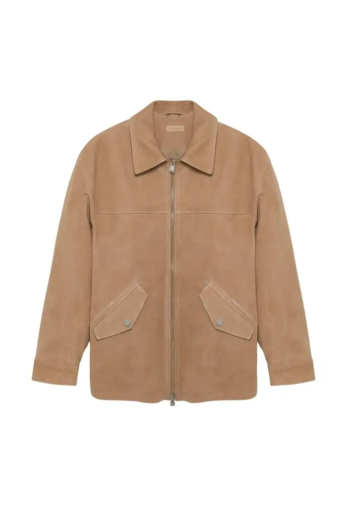 Simkhai Aslan Long Suede Jacket