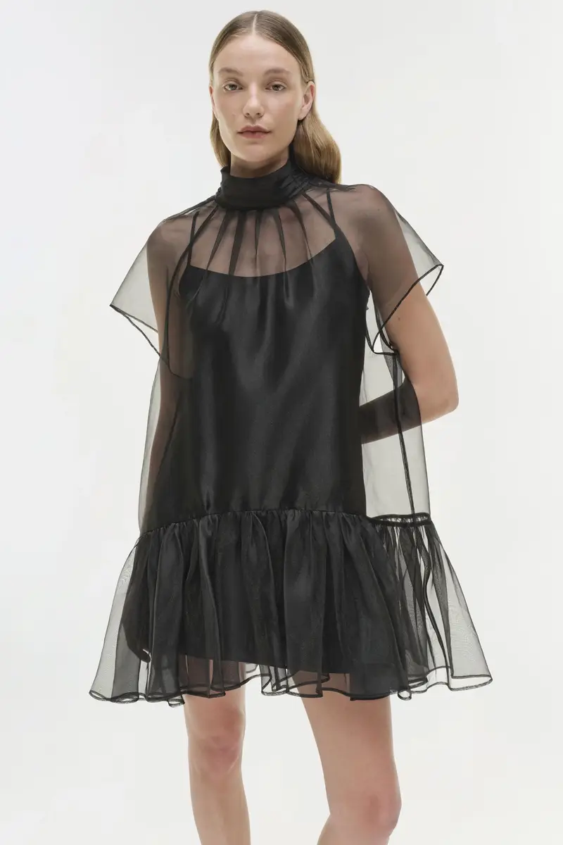 Simkhai Beaux Organza Dress | Thumbnail 4 Simkhai Beaux Organza Dress | Thumbnail 4
