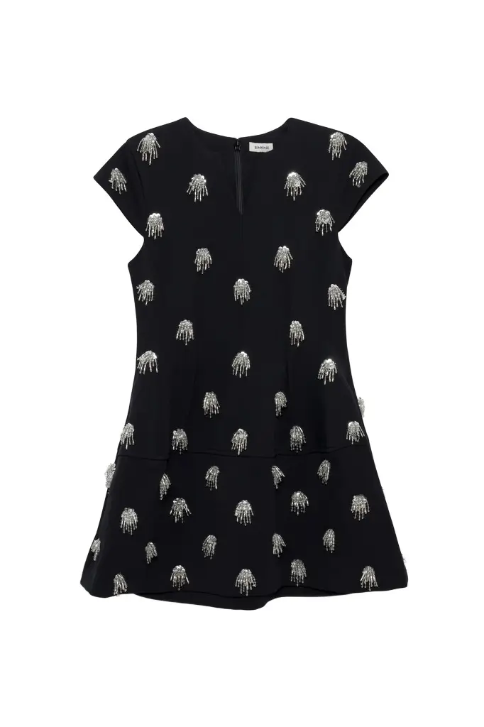 Simkhai Bethanie Twill Embellished Mini Dress