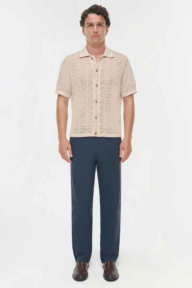Simkhai Billy Open Knit Shirt | Thumbnail 6