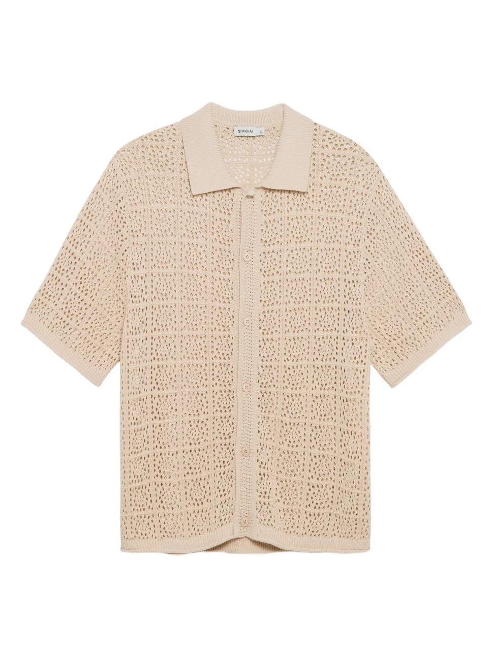 Simkhai Billy Open Knit Shirt
