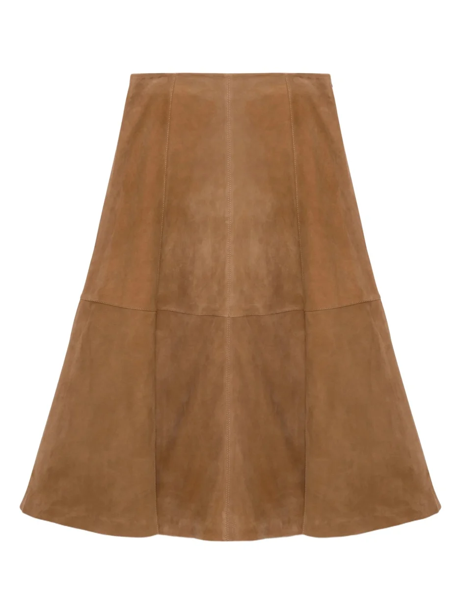 Bonnie Suede Midi Skirt Bonnie Suede Midi Skirt