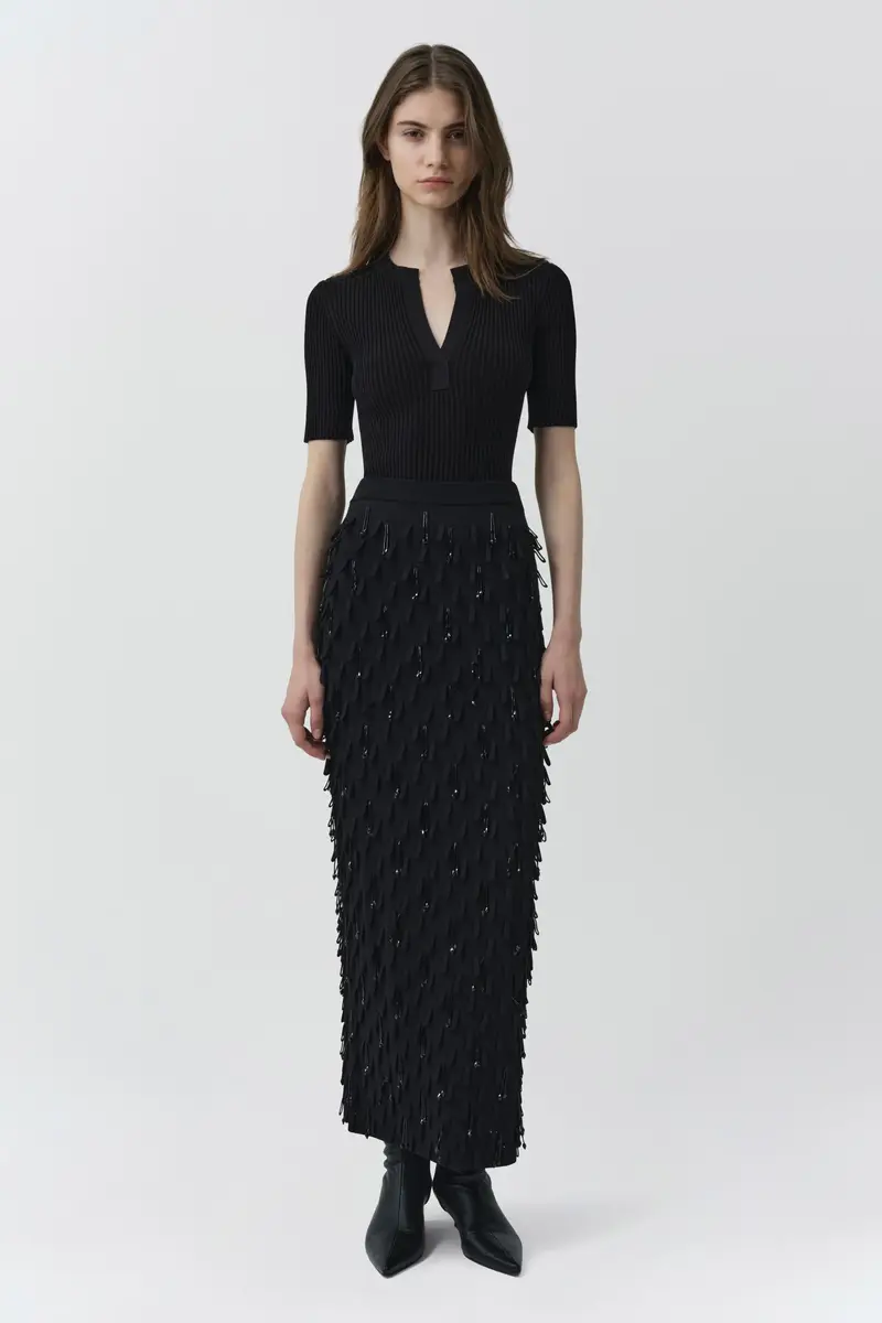 Simkhai Bree Embellished Knit Midi Skirt | Thumbnail 3 Simkhai Bree Embellished Knit Midi Skirt | Thumbnail 3