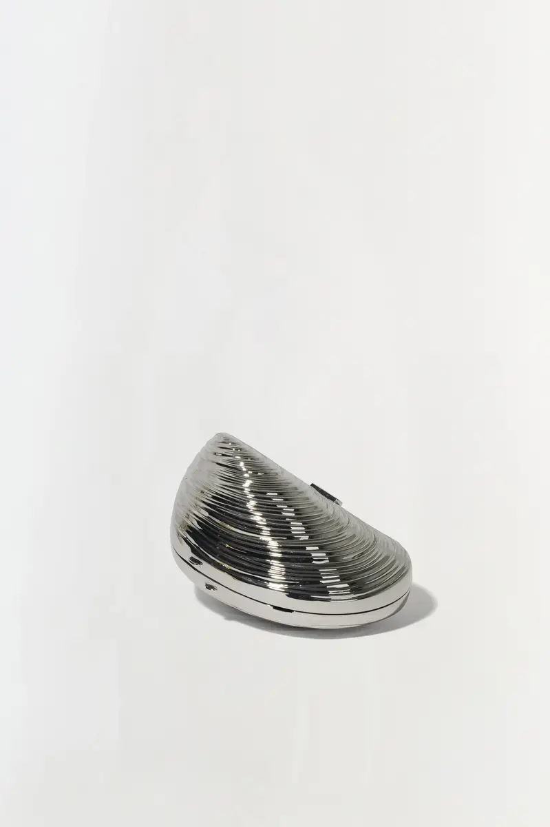 Simkhai Bridget Mini Metal Oyster Clutch | Thumbnail 2 Simkhai Bridget Mini Metal Oyster Clutch | Thumbnail 2