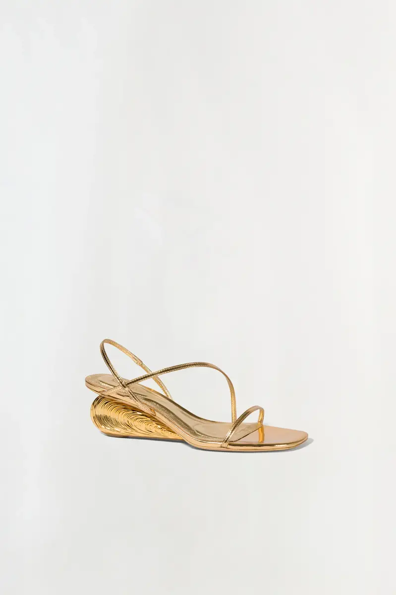 Simkhai Bridget Shell Wedge Sandal | Thumbnail 2 Simkhai Bridget Shell Wedge Sandal | Thumbnail 2