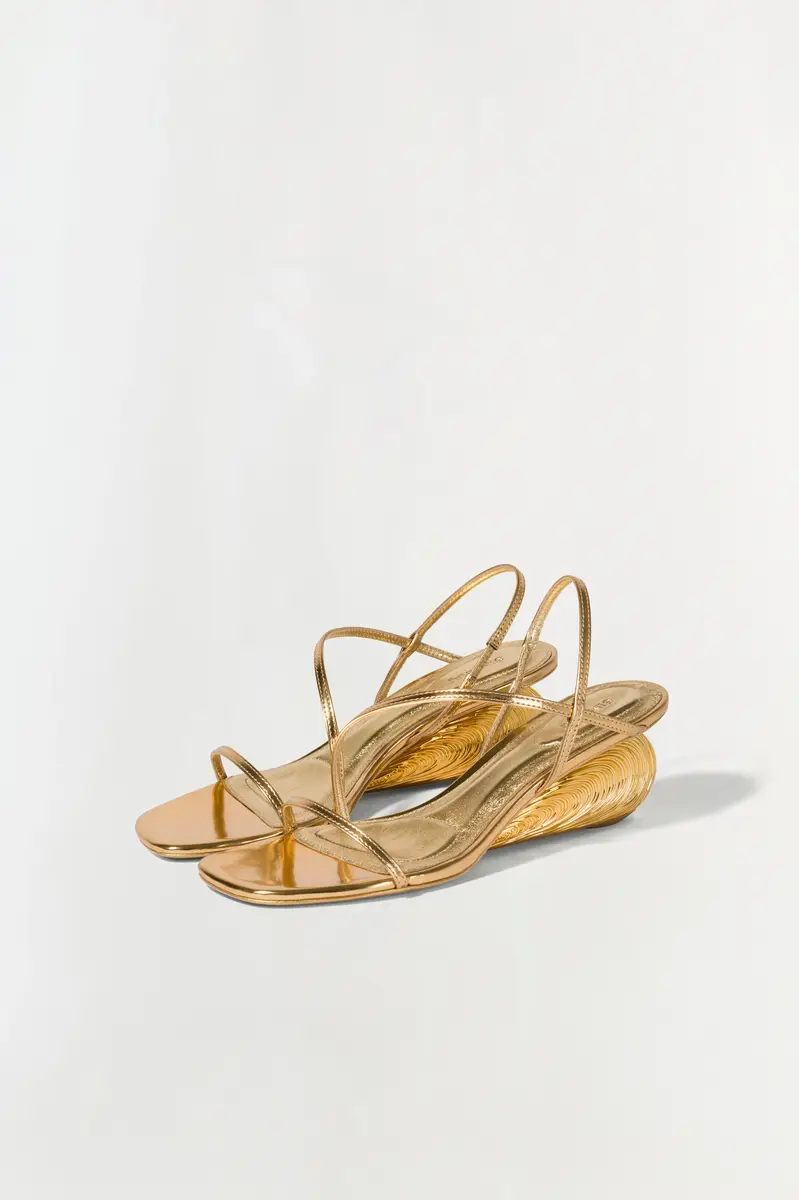 Simkhai Bridget Shell Wedge Sandal | Thumbnail 4 Simkhai Bridget Shell Wedge Sandal | Thumbnail 4