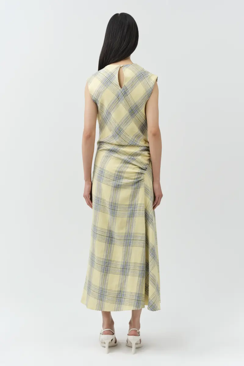 Simkhai Burke Draped Midi Dress | Thumbnail 5 Simkhai Burke Draped Midi Dress | Thumbnail 5