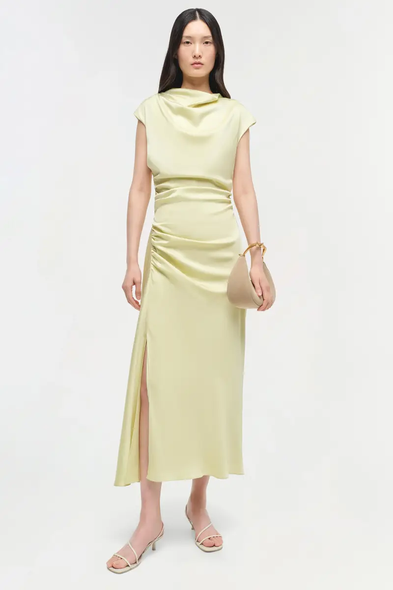 Simkhai Burke Satin Midi Dress | Thumbnail 2