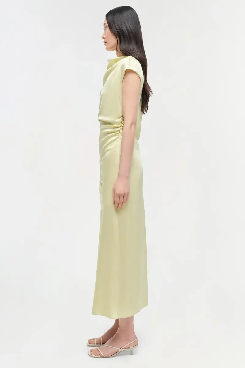 Simkhai Burke Satin Midi Dress | Thumbnail 4