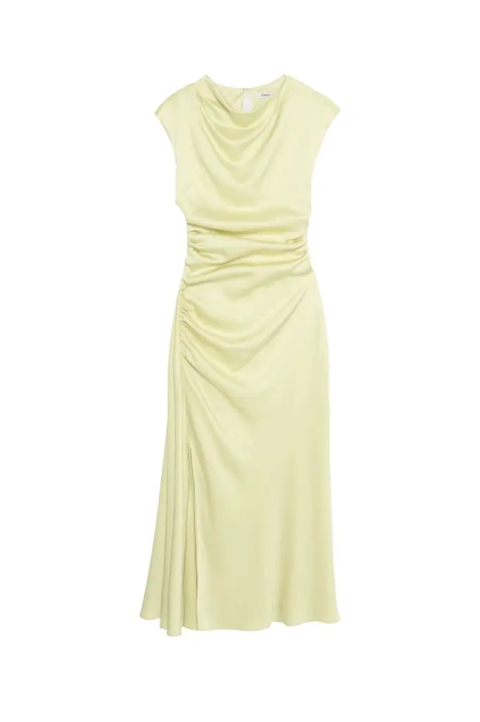Simkhai Burke Satin Midi Dress
