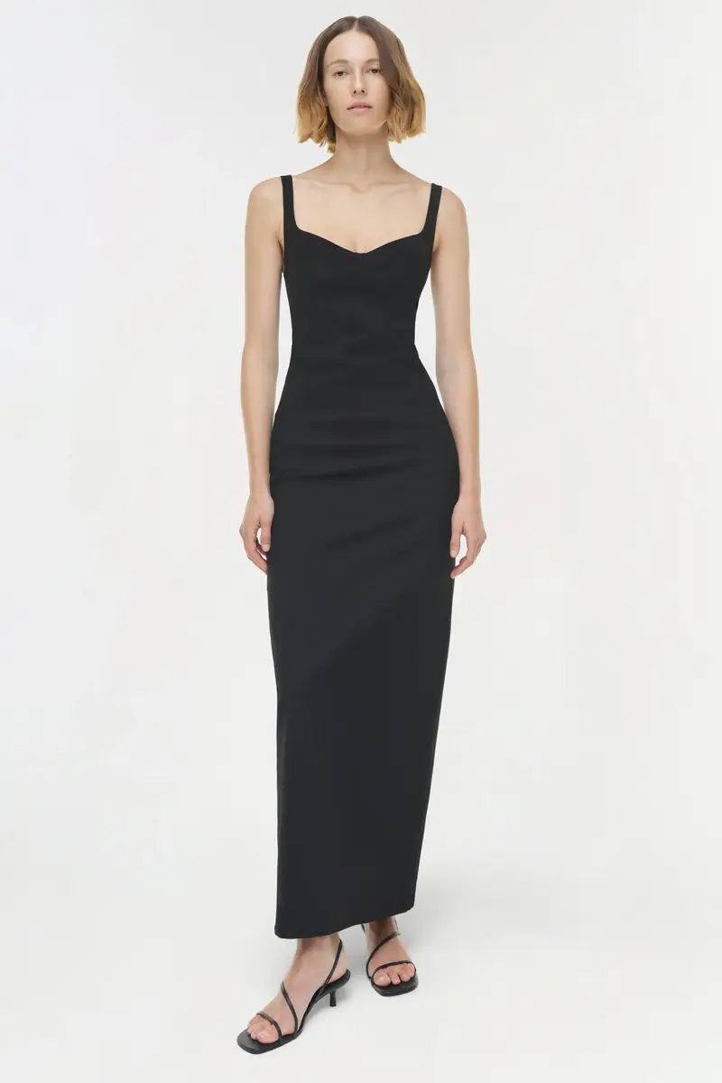 Simkhai Cabot Sculpted Scuba Maxi Dress | Thumbnail 2 Simkhai Cabot Sculpted Scuba Maxi Dress | Thumbnail 2