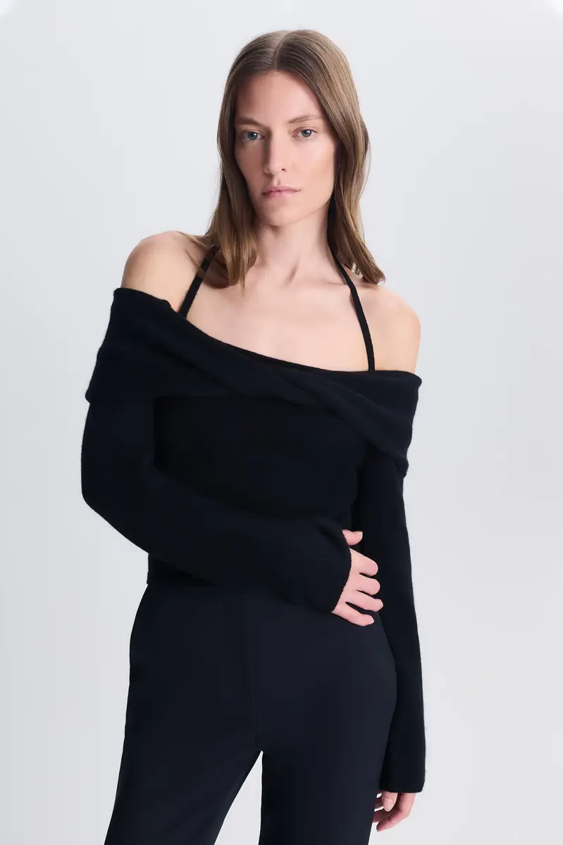 Simkhai Cambria Off Shoulder Knit Top | Thumbnail 3 Simkhai Cambria Off Shoulder Knit Top | Thumbnail 3