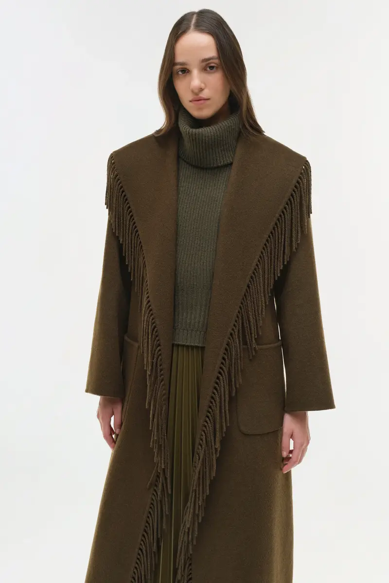 Simkhai Carrie Fringe Coat | Thumbnail 3 Simkhai Carrie Fringe Coat | Thumbnail 3