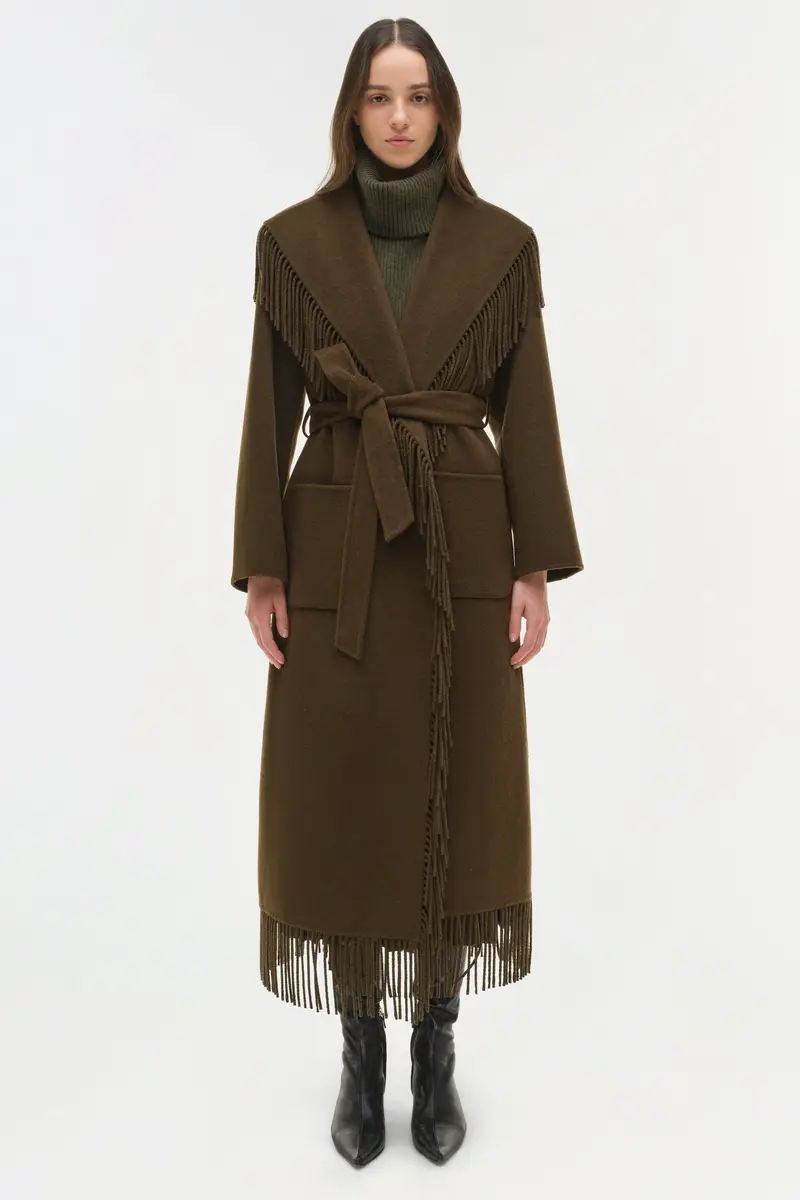 Simkhai Carrie Fringe Coat | Thumbnail 6 Simkhai Carrie Fringe Coat | Thumbnail 6