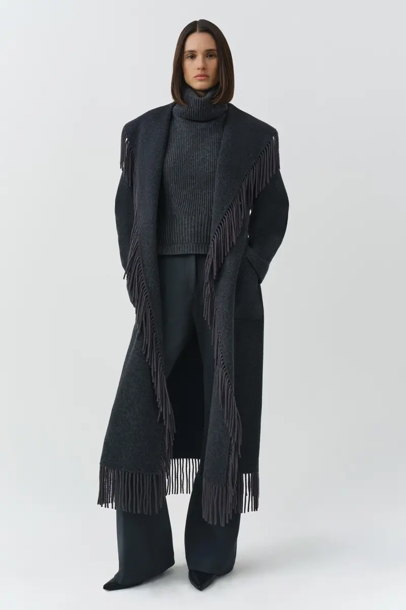 Simkhai Carrie Fringe Coat | Thumbnail 2