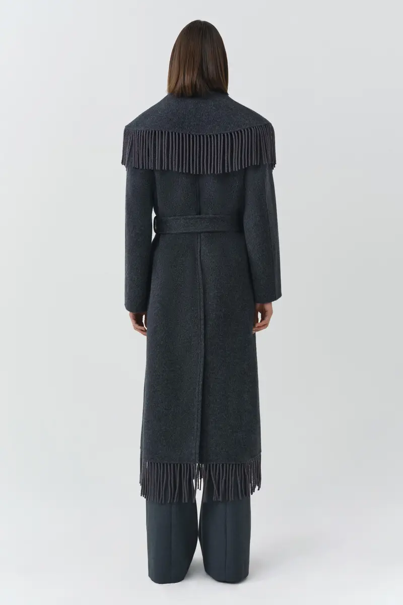 Simkhai Carrie Fringe Coat | Thumbnail 5