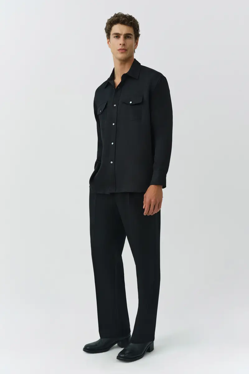 Simkhai Carter Refined Workwear Shirt | Thumbnail 3 Simkhai Carter Refined Workwear Shirt | Thumbnail 3
