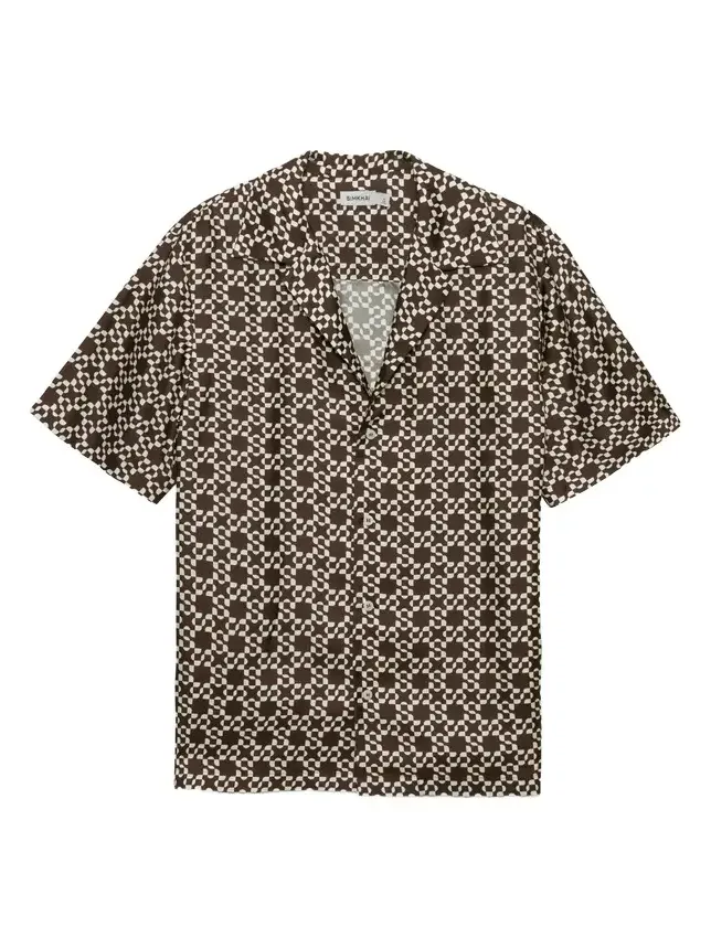 Casper Printed Silk Shirt Casper Printed Silk Shirt
